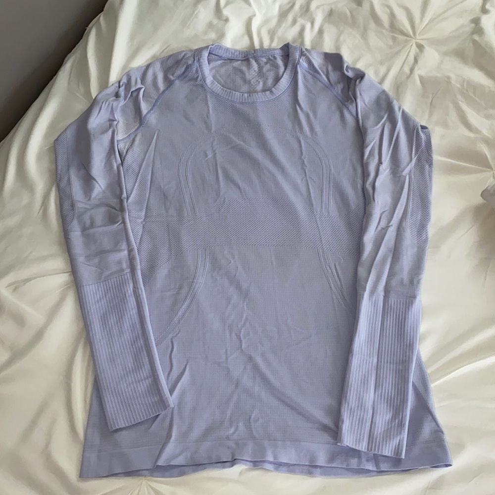 Lululemon Long Sleeve Swiftly Tech - serene blue